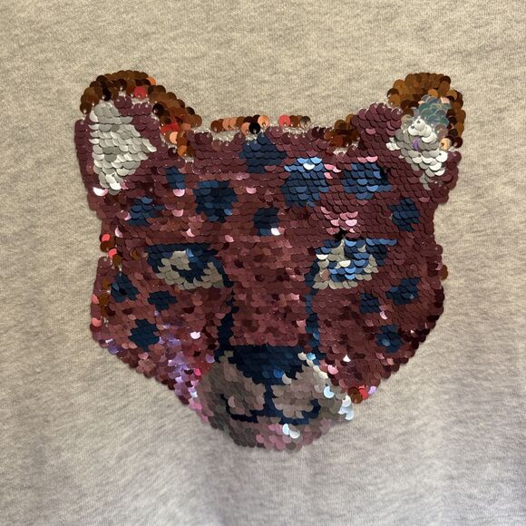 Carter’s Kids Fleece Dress Hoodie Sequin Fox? Cat? Girls Size 12 NWT - Picture 4 of 15